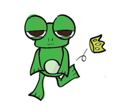 Frogie sticker #4135629
