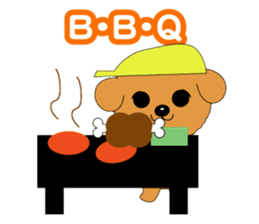 Holiday of dog sticker #4135836