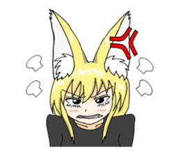KITSUNE-MIMI Fox Girl sticker #4136052