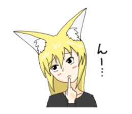 KITSUNE-MIMI Fox Girl sticker #4136061