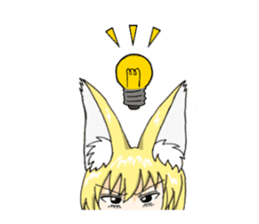 KITSUNE-MIMI Fox Girl sticker #4136062