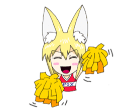KITSUNE-MIMI Fox Girl sticker #4136073