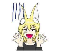 KITSUNE-MIMI Fox Girl sticker #4136075