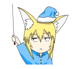 KITSUNE-MIMI Fox Girl sticker #4136081