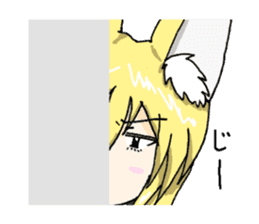 KITSUNE-MIMI Fox Girl sticker #4136084