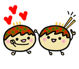 Kawaii!! Sticker of "takoyaki" sticker #4136218