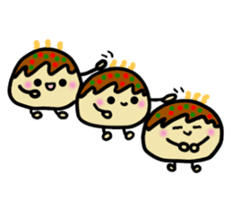 Kawaii!! Sticker of "takoyaki" sticker #4136219