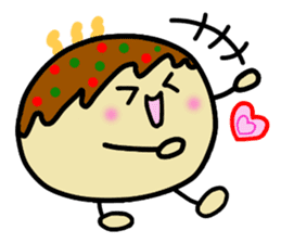 Kawaii!! Sticker of "takoyaki" sticker #4136231