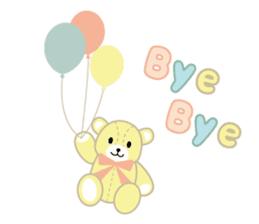 Everyday Teddy Bear(English) sticker #4136656
