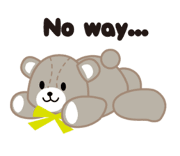 Everyday Teddy Bear(English) sticker #4136664