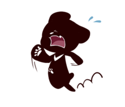 Formosan black bear sticker #4137011