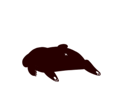 Formosan black bear sticker #4137018