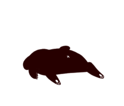 Formosan black bear sticker #4137018