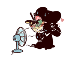 Formosan black bear sticker #4137035