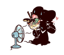 Formosan black bear sticker #4137035