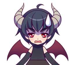 Sticker of Angel and demon sticker #4137719