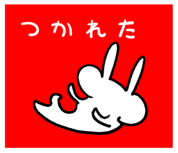 A black rabbit sticker #4138138