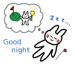 RICOBEL Golf conversation sticker #4138247