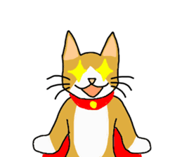 Super Hero cat sticker #4138703