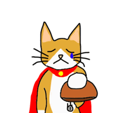 Super Hero cat sticker #4138705