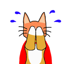 Super Hero cat sticker #4138707