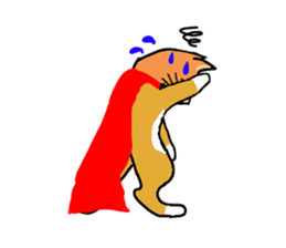 Super Hero cat sticker #4138713