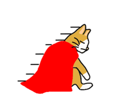 Super Hero cat sticker #4138716
