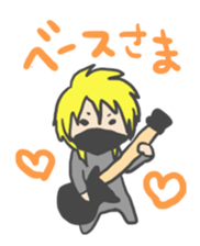 Band gal of stickers. sticker #4139002