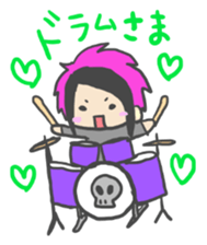 Band gal of stickers. sticker #4139003