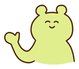 Three colors of animals sticker #4139173