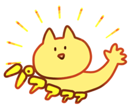 Three colors of animals sticker #4139179