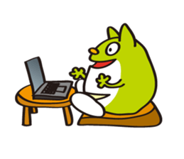 kangaeru (English version) sticker #4139531