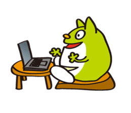 kangaeru (English version) sticker #4139531