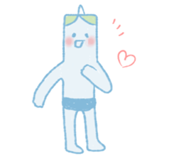 Red and blue sticker #4139577