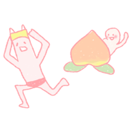 Red and blue sticker #4139581