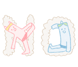 Red and blue sticker #4139587