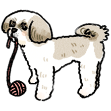 a lot of dogs sticker #4139974