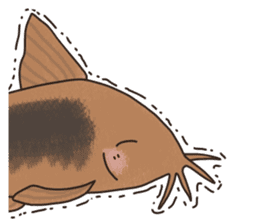 Daily life of Corydoras sticker #4140335
