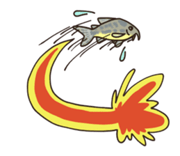 Daily life of Corydoras sticker #4140359
