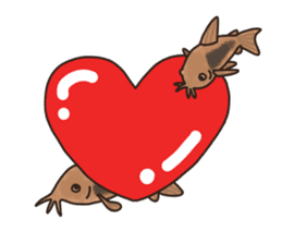Daily life of Corydoras sticker #4140361