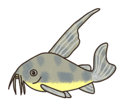Daily life of Corydoras sticker #4140362