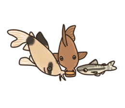 Daily life of Corydoras sticker #4140366