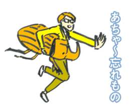 Bugs and glasses sticker #4140762