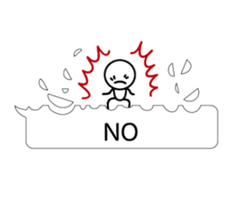 Simple words and person sticker #4140956