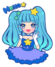 magical girl Sticker sticker #4141448