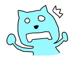 cat and rabbits sticker #4141502