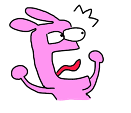 cat and rabbits sticker #4141514