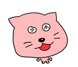 cat and rabbits sticker #4141515