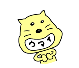 cat and rabbits sticker #4141517