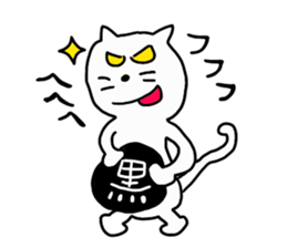 cat and rabbits sticker #4141518